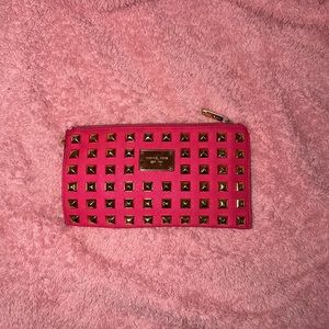 Michael Kors pink clutch